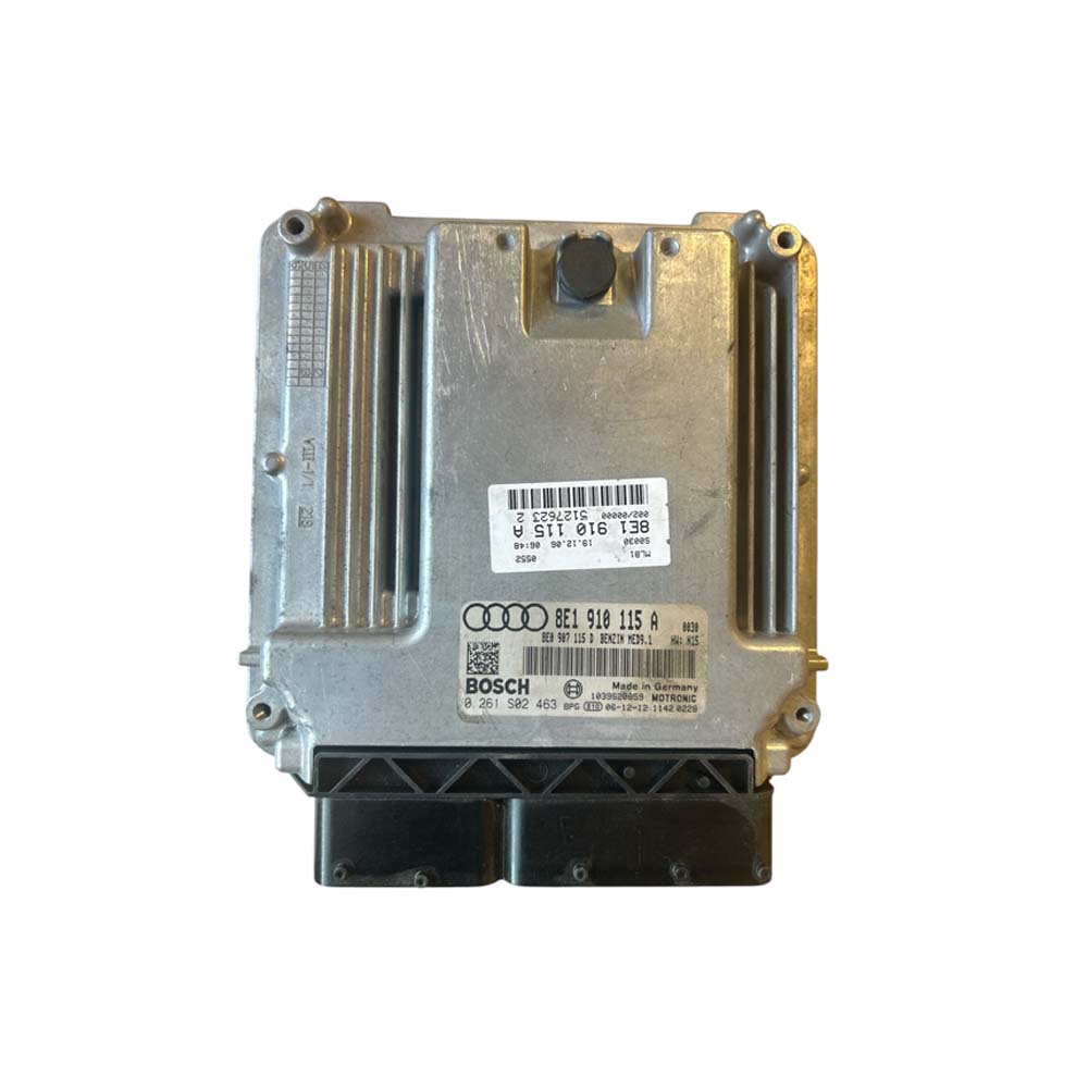 Motorsteuergerät gebraucht Audi 2.0 TFSI 8E1910115A | BPG | MED9.1 | 0261S02463