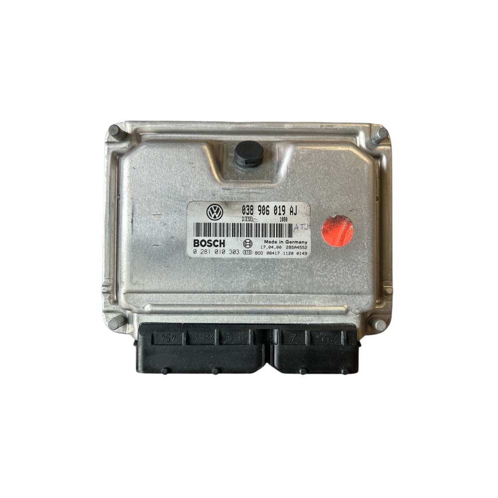 Motorsteuergerät gebraucht VW 1.9 TDI 038906019AJ | AJM | EDC15P+ | 0281010303