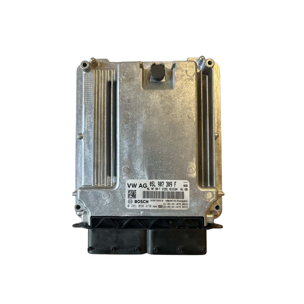 Motorsteuergerät gebraucht VW Transporter 2.0 TDI 05L907309F | DNAB | MD1CS104 | 0281036670
