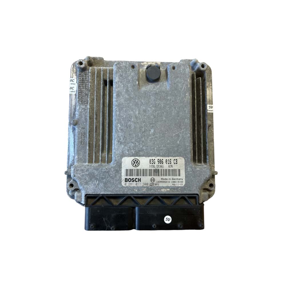 Motorsteuergerät gebraucht VW 1.9 TDI 03G906016CB | BKC | EDC16U1 | 0281011900